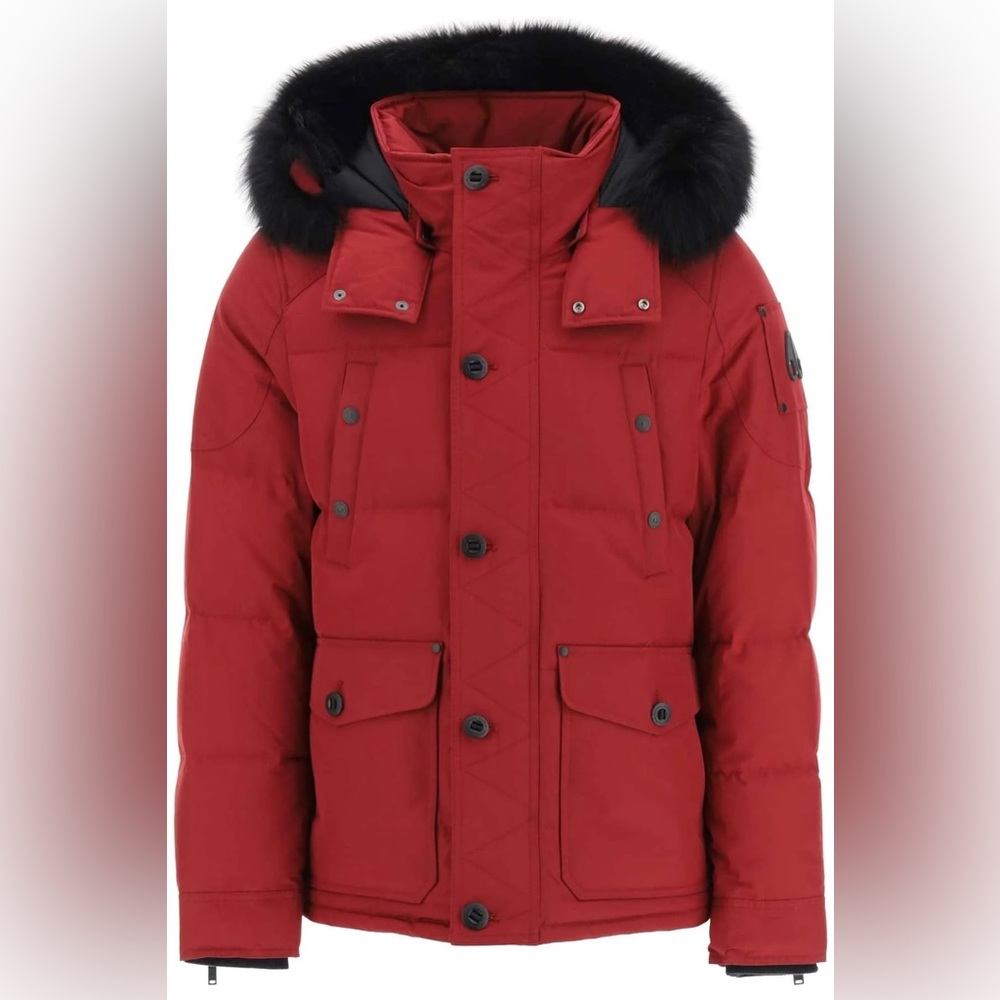 Brand New Moose Knuckles Round Island Jacket Red Size XL